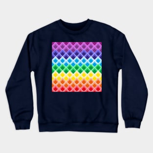 Rainbow Squares Crewneck Sweatshirt